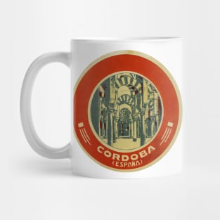 Spain Travel Andalusia Córdoba Vintage Mug